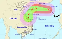Bão số 11 tiến gần Vịnh Bắc Bộ