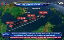 Bão số 15 đang di chuyển sâu vào Biển Đông, gây sóng lớn, biển động