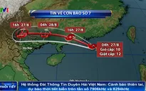 Ảnh hưởng của bão số 7, vùng biển phía Bắc của Bắc Biển Đông có gió mạnh