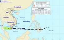 Bão số 16 suy yếu thành áp thấp nhiệt đới