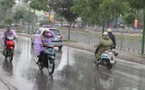 Mưa dông mạnh trên Vịnh Bắc Bộ