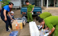 Quảng Ngãi: Truy bắt ô tô chở số lượng lớn thuốc lá lậu