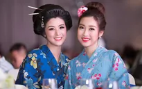 Hoa hậu Ngọc Hân, Mỹ Linh khác lạ trong trang phục kimono