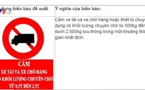 TP.HCM muốn có biển báo giao thông ngoài chuẩn