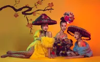 Bộ ba quán quân Vietnam's Next Top Model quyến rũ trong bộ ảnh Tết
