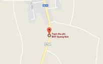 Mất phanh hai xe tải đâm nhau khi đi qua trạm thu phí BOT