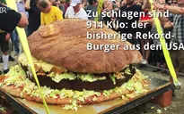 Chiếc bánh hamburger nặng hơn 1.5 tấn lập kỷ lục thế giới