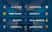 Tứ kết Champions League: Bayern Munich gặp Real Madrid, Juventus chạm trán Barcelona