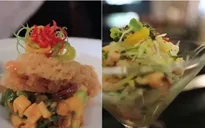 Đổi vị với salad cá hồi và salad cá vược hoa quả nhiệt đới