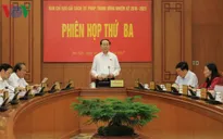Phiên họp thứ 3 Ban Chỉ đạo Cải cách Tư pháp Trung ương