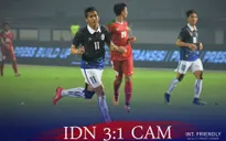 ĐT Campuchia thua ĐT Indonesia trước trận đấu gặp ĐT Việt Nam