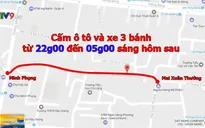 Cấm đỗ xe trên đường Hoàng Hoa Thám (TP.HCM)