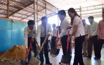 Hội người Việt tại Campuchia xây trường cho con em Việt kiều