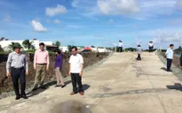 Xác định nguyên nhân sụt lún tuyến đê biển Tây, Cà Mau