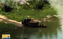 “Nóng” khai thác cát trái phép trên sông Cái