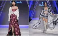 Á hậu Huyền My, siêu mẫu Võ Hoàng Yến đọ vẻ kiêu kỳ trên sàn catwalk