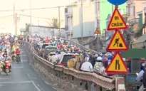 Tình hình giao thông tại cầu Nhị Thiên Đường 2 đã ổn định