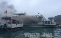 Yêu cầu điều tra vụ cháy tàu du lịch trên vịnh Hạ Long