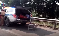 Thiếu tá CSGT bị xe máy đâm thẳng vào người đã hy sinh