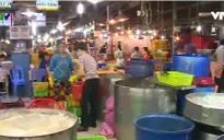 TP.HCM: Hải sản ngoại nhập ồ ạt về chợ đầu mối