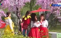 Người dân đổ về các khu vui chơi, giải trí trong ngày đầu năm mới 2017