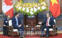 Chủ tịch nước Trần Đại Quang hội kiến Thủ tướng Canada Justin Trudeau