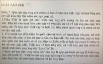 Bộ GD&ĐT không dự kiến áp dụng phương án cải tiến chữ viết