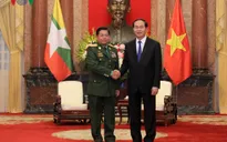 Chủ tịch nước tiếp Tư lệnh Các lực lượng vũ trang Myanmar