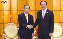 Chủ tịch nước tiếp Tổng Thư ký Đảng Dân chủ Tự do Nhật Bản