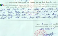 Chủ tịch xã ở Hà Nội xin lỗi vì phê bình trong lý lịch tân sinh viên