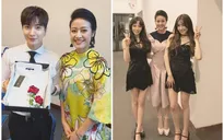 MC Phí Linh khiến fan Kpop ghen tị vì tặng quà cho Leeteuk, chụp ảnh cùng SNSD