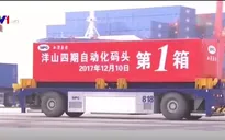 Cảng hàng hóa tự động lớn nhất thế giới đi vào hoạt động