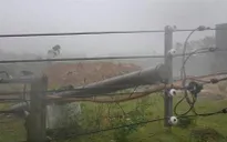 Quảng Trị mất điện diện rộng do bão số 10