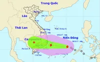Bão số 14 hướng vào Nam Trung Bộ, Nam Bộ