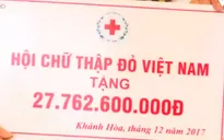 Hội Chữ thập đỏ Việt Nam hỗ trợ 30 tỷ đồng khắc phục lũ lụt
