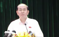 Chủ tịch nước Trần Đại Quang tiếp xúc cử tri TP.HCM