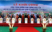 Khởi công dự án đường ven biển nối thị xã Sầm Sơn và Khu kinh tế Nghi Sơn