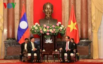 Chủ tịch nước Trần Đại Quang tiếp Thủ tướng Lào