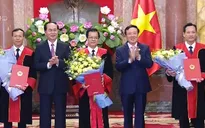 Chủ tịch nước trao quyết định bổ nhiệm thẩm phán Tòa án nhân dân tối cao