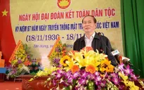 Chủ tịch nước dự ngày hội Đại đoàn kết dân tộc