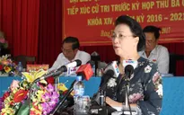 Chủ tịch Quốc hội tiếp xúc cử tri TP Cần Thơ