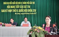 Chủ tịch Quốc hội tiếp xúc cử tri quận Cái Răng và quận Ninh Kiều của TP Cần Thơ