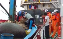 Cứu 6 thuyền viên gặp nạn trên vùng biển Trường Sa