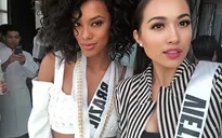 Lệ Hằng vào top 5 Thí sinh được yêu thích ở Miss Universe
