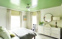 Tạo điểm nhấn nổi bật cho không gian trong nhà bằng màu xanh lá dịu mát