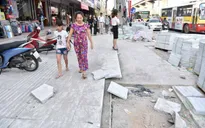 Đá 70 năm vừa lát vỉa hè đã xuống cấp: Sở Xây dựng nói gì?