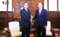 Chủ tịch nước Trần Đại Quang tiếp các Đại sứ trình quốc thư