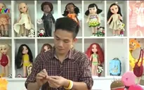 Người đàn ông đam mê những cây kim móc