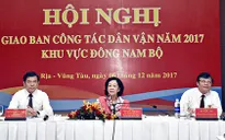 Giao ban công tác dân vận khu vực Đông Nam Bộ
