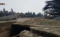 Quảng Trị: Mất an toàn giao thông trên tuyến đê xuống cấp